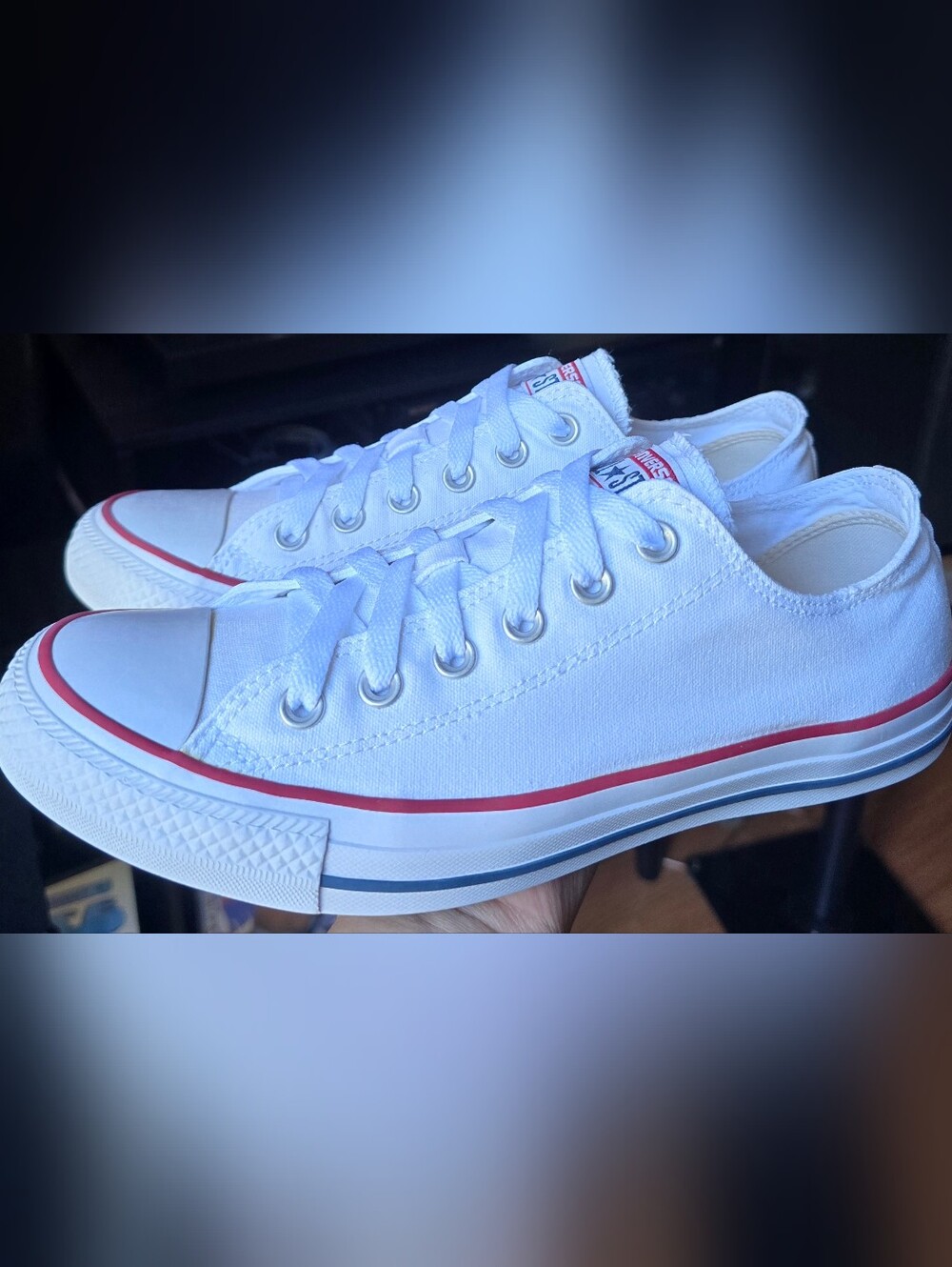 Sz 7.5 Men's/9.5 Women's CONVERSE CTAS LOW White Casual Shoes